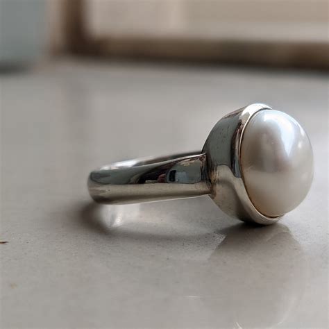 etsy pearl ring|inexpensive pearl rings.